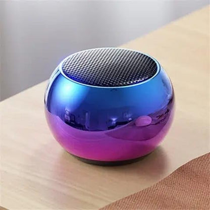 Mini Electroplated Round Bluetooth Speaker