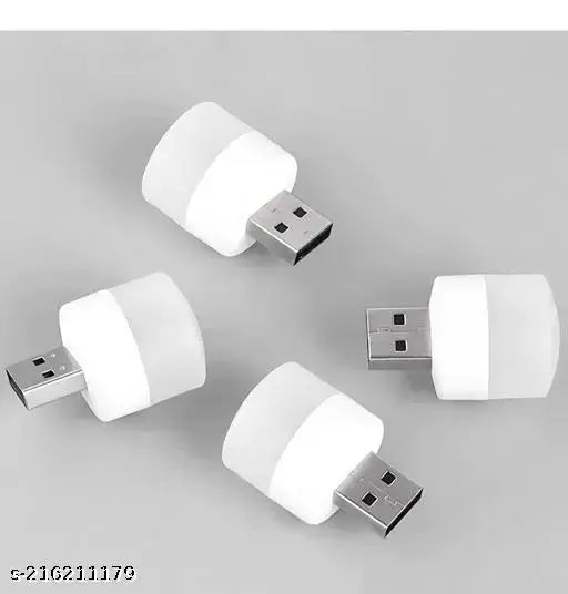 MINI USB BULB LIGHT WITH CONNECT ALL MOBILE WALL CHARGER 4 Led Light